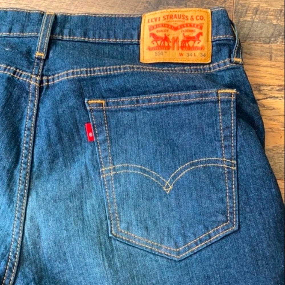 Levi 514 (Straight) Blue Jeans